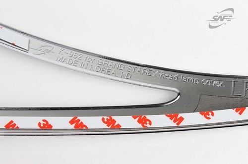 Chrome Head Light Garnish Molding for 2008 - 2015 Hyundai iLoad iMax Series I - Picture 5 of 5