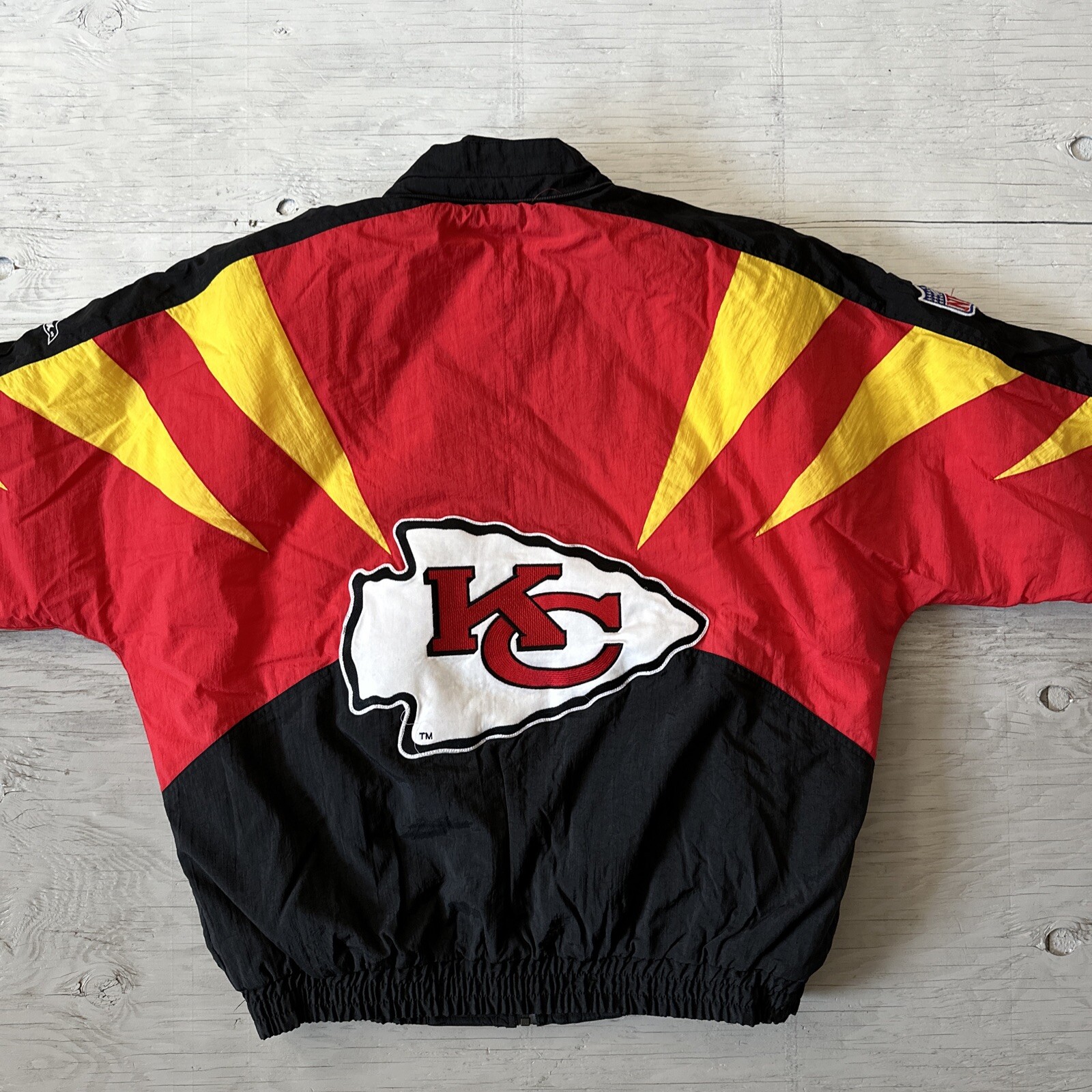 Vintage 90s NFL Kansas City Chiefs Pro Line by Apex One Jacket Size
