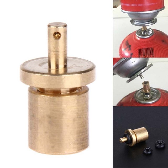 Universal Gas Refill Adapter Valve Camping Disposable Propane Bottle