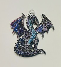 Dragon Purple/blue Acrylic Ornament Or Window
