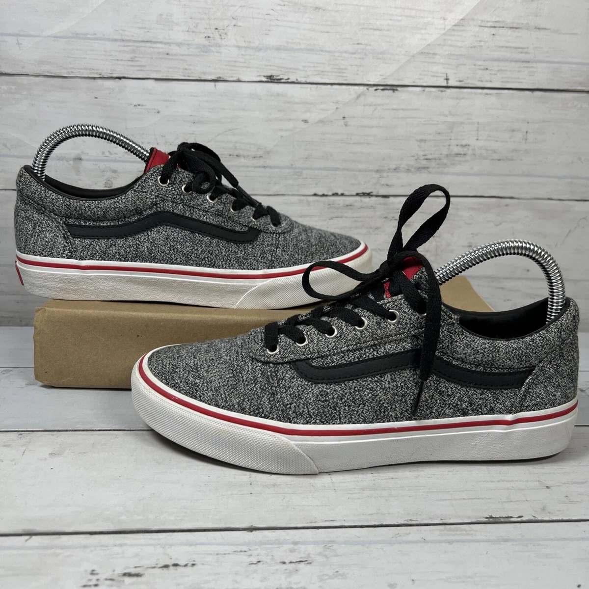 Girls vans best sale red