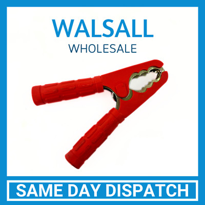 100A Starthilfekabel Clips - rot - vollisolierte Booster Kabel Clips