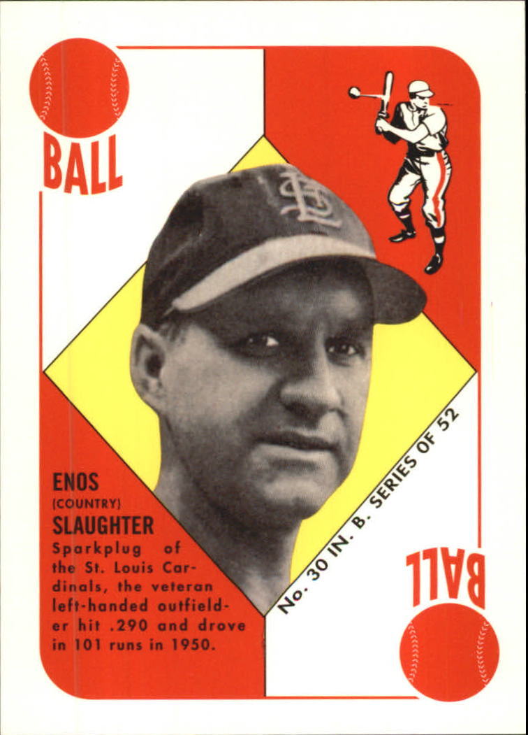 1997 Topps Stars Rookie Reprints #14 Enos Slaughter - NM-MT