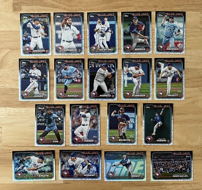 2024 Topps All Star Game BLUE JAYS Team Set All 18 Cards Foil ASG Exclusive
