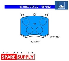 BREMSBELAGSATZ, SCHEIBENBREMSE FÜR FORD HYUNDAI ATE 13.0460-7042.2