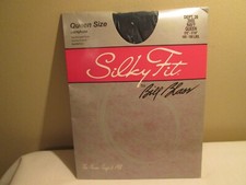 Bill Blass Silky Fit Pantyhose Sandalfoot Navy Queen