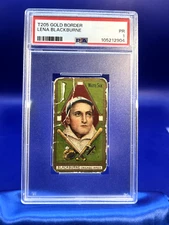 1911 T205 Gold Border Lena Blackburne Chicago White Sox PSA 1