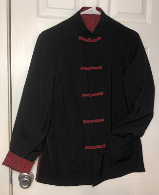Donna Rae Women s asian Inspired reversible jacket sz 8