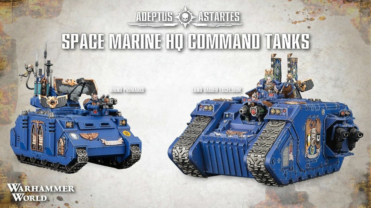 🔥EVENT EXCLUSIVE Warhammer World Land Raider Excelsior Primaris