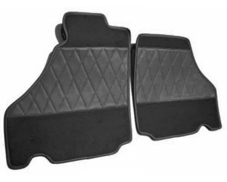 Tapis de sol pour Ferrari 360 coupé et cabriolet en moquette noire