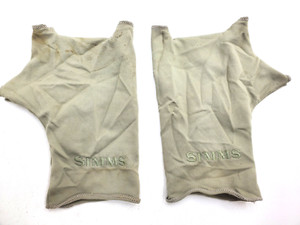 Simms Guide 3-Finger Half-Finger Gloves, Size Small, Stretch Nylon