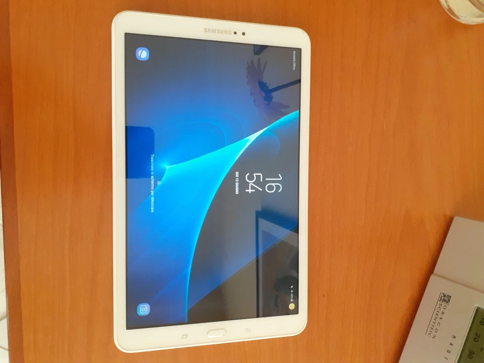 Samsung Galaxy Tab A 10.1 2016 SM-T580 Wi-Fi Android Bianco 16GB SD 32GB RAM 2GB - Immagine 2 di 4