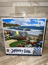 300 Piece EZ Grip Jigsaw Puzzle Memory Lane Coastal Getaway Complete