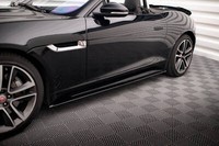 Maxton Design Seitenschweller Ansatz (Paar) Passend FüR Jaguar F-TYPE Schwarz Ho