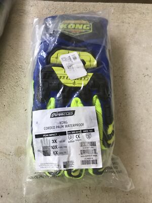 ironCLAD Kong Gloves INDI-CCPW-07 Impact Protection corded palm Gloves 3XL  oil 