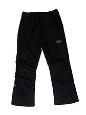Drift Youth Insulated Ski Pants Black/Green