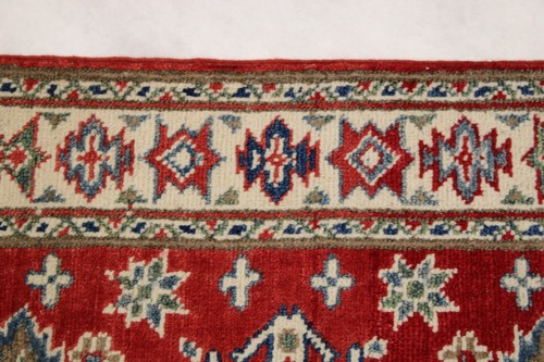 2'0" x 2'11" ft. Afghan Kazak Vegetable Dye Hand Knotted Wool Oriental Rug - Picture 5 of 6