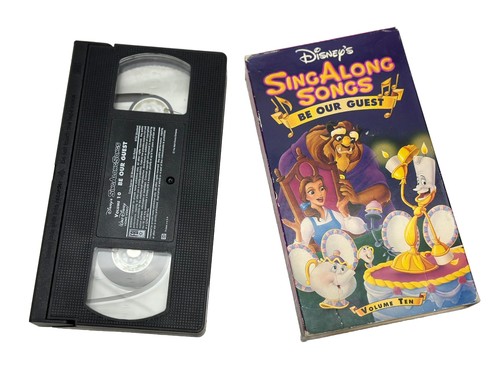 VTG Walt Disney's Sing Along Songs BEAUTY &THE BEAST Be Our Guest VHS VIDEO 1992 - 第 2/4 張圖片