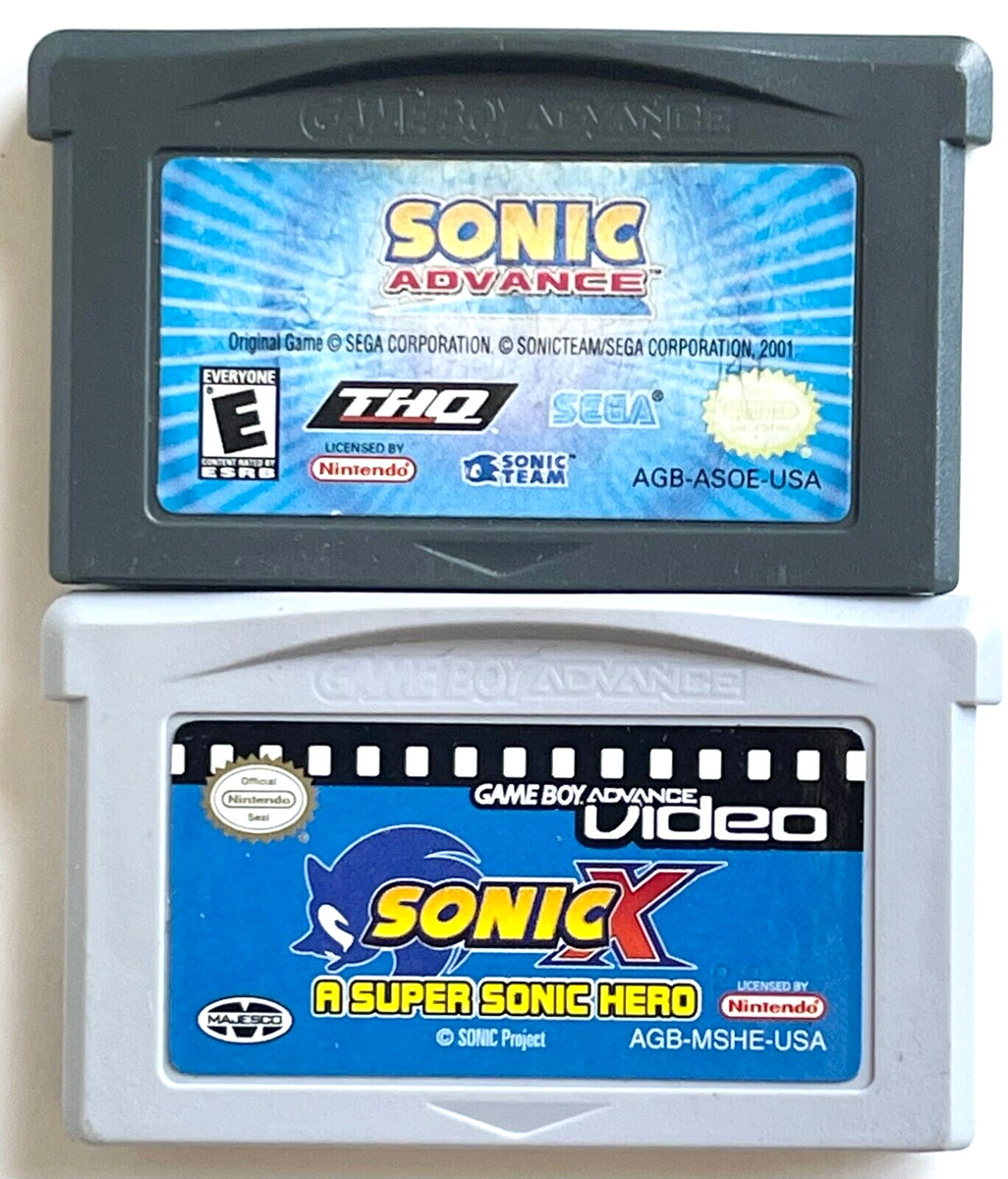 Sonic Advance 2 Video Game Cartridge Nintendo Gameboy Advance 