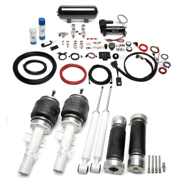 TA Technix Airride Fahrwerk + Manag. FüR Audi A1 A2 VW Polo 9N 11,5L Tank Schw-image