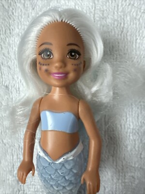 Mattel Barbie Color Reveal Mermaid Chelsea Doll w/ Silver Hair