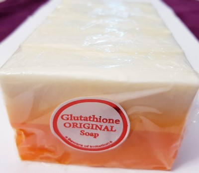 Lot of 10 Original Kojic Acid & Glutathione Dual Whitening Soap 4oz. each  bar
