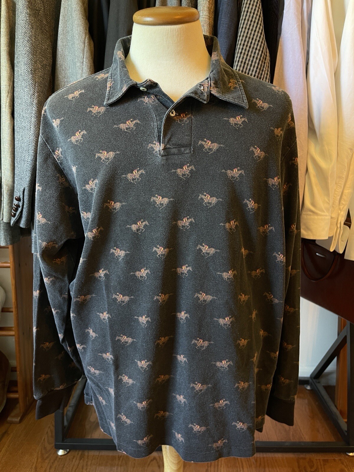 Vintage Polo Ralph Lauren Equestrian Ivy League Trad … Gem