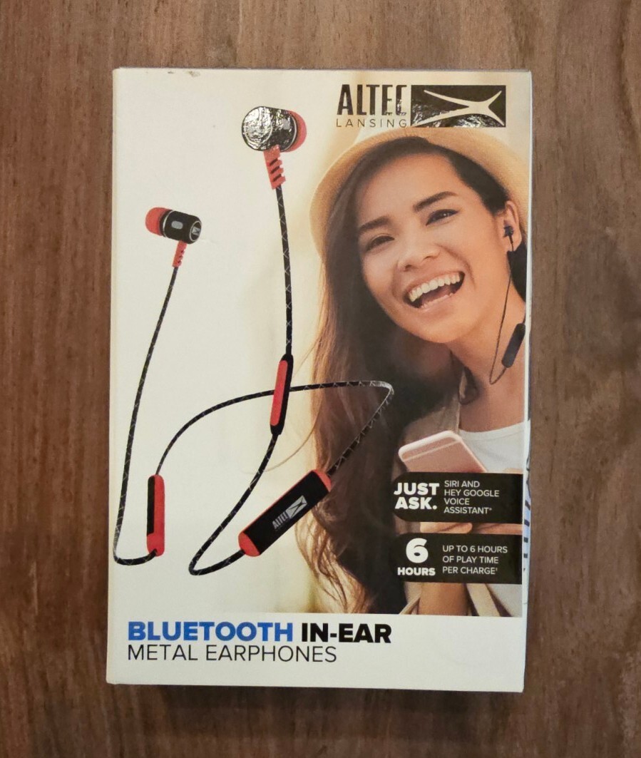 Altec Lansing Bluetooth Earphones Red