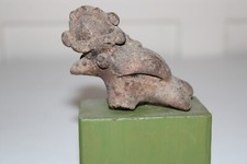 Figura Cerámica Precolombina Águila Colima Silbato Ex Museo Colección Antigua