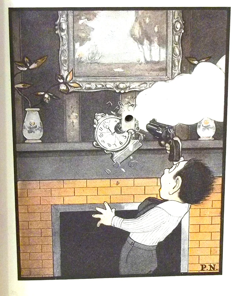 The Hole Book Peter Newell 1908 TRUE First Edition Fine Condition - Image 3 of 4