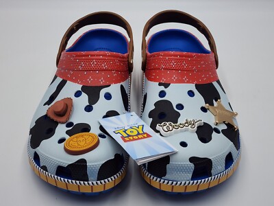 Crocs x Toy Story Sheriff Woody Classic Clog Mens Size 13 New