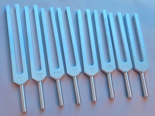 432 Hz Verdi Tuning Fork Set For Music And Healing Brand New Ebay
