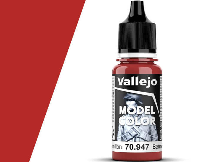 Vallejo 18ml 947 Model Color - Dark Vermillion (38)