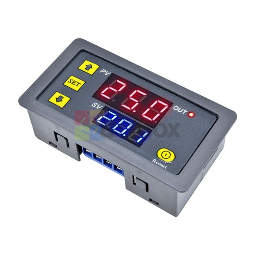 12V Timing Delay Relay Module Cycle Timer Digital LED Dual Display 0-999hours - Picture 3 of 10