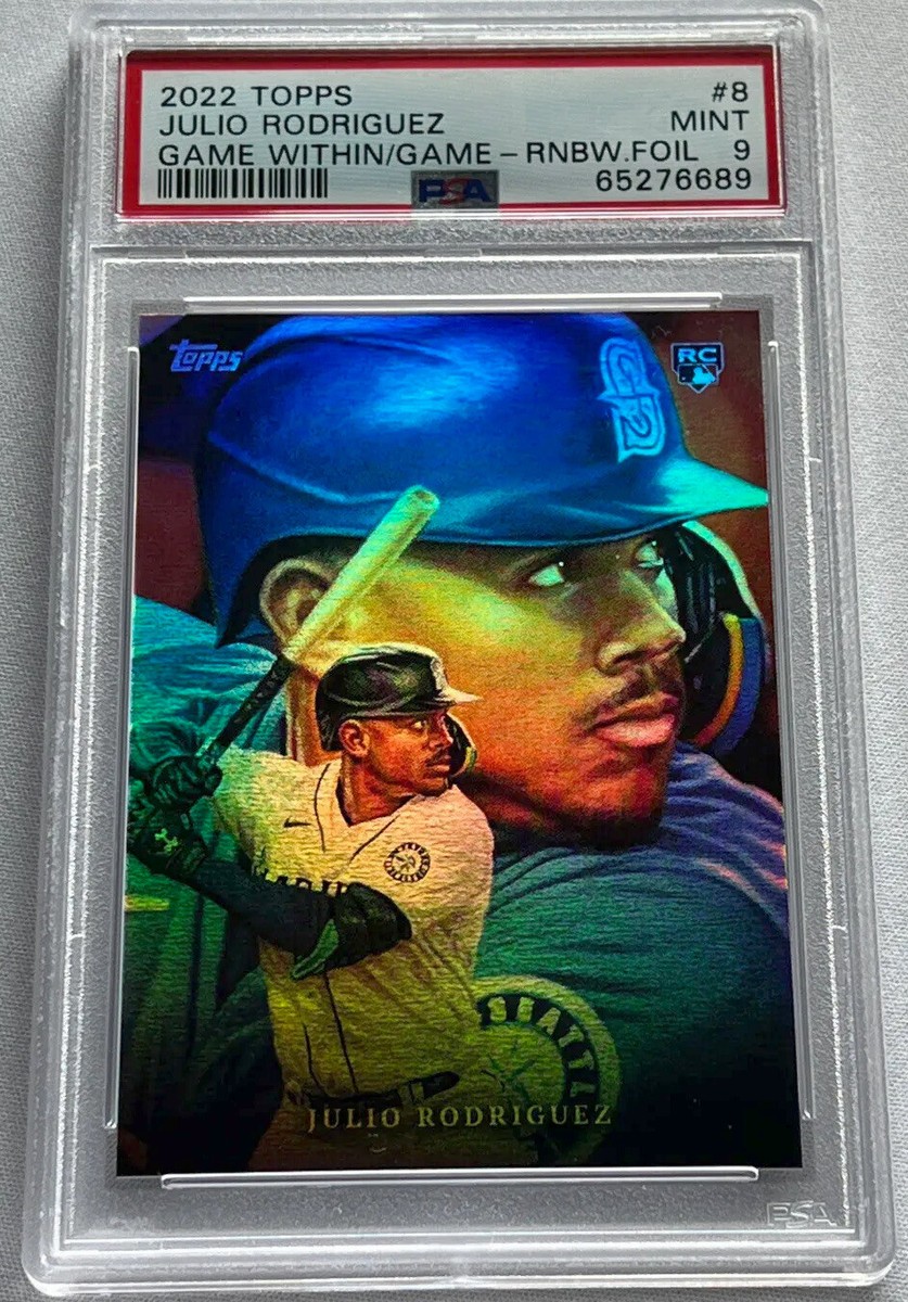 2022 Topps Game.. Jennis #8 Julio Rodriguez RC SEA Rookie Rainbow