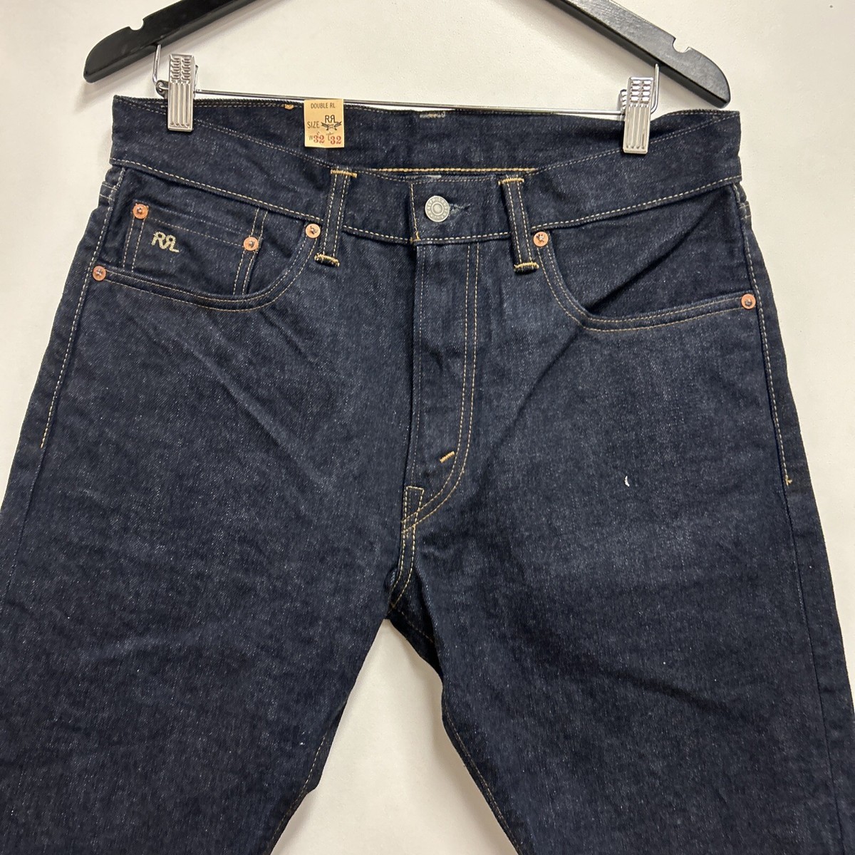 RRL Double Rl High Slim East-West Selvedge Jean Denim men's