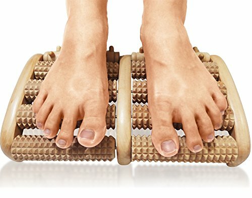 Wooden Foot Masager Shiatsu Acupunctur Kneading Nubs for Plantar Fasciits Relief
