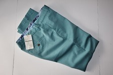 Tommy Bahama Pants Boracay Solid Flat Front Dockside Blue T115496 32x32 32 Waist