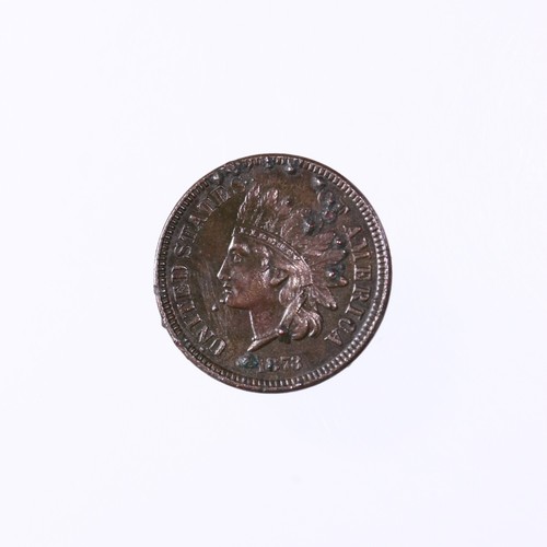 Raw 1873 Indian Head 1C Corroded / Damaged Surfaces
