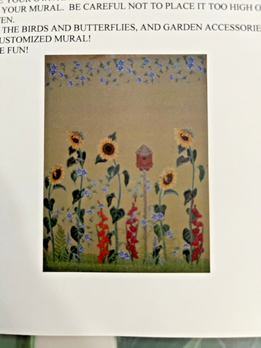 Rub On Transfers - 19 Blatt - Blumen Vögel Käfer Garten - Möbel/Wand Neu in Verpackung - Bild 16 von 17