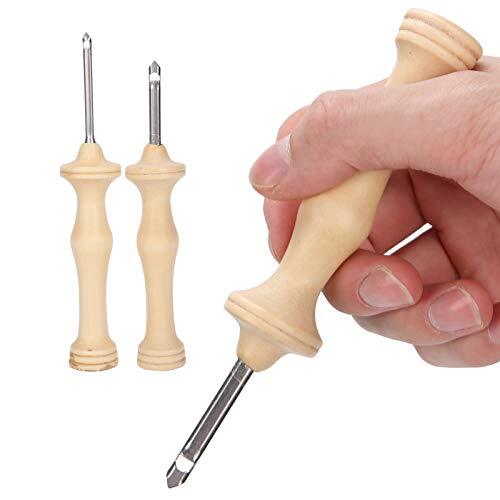 Clasken Punch Needle, Punch Needle Set Penna da Ricamo in Legno Punch (c7v)
