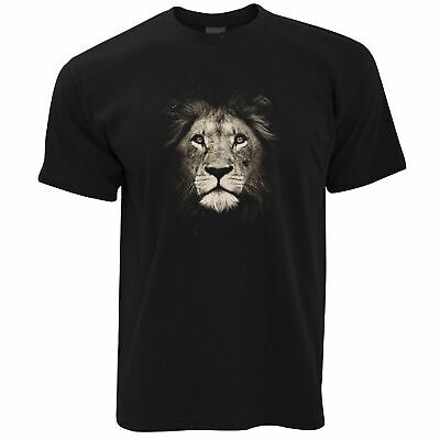 Nouveau Chat Sauvage Double Imprimé Tigre Lion Panther T Shirt Unisexe Animal Coton Top