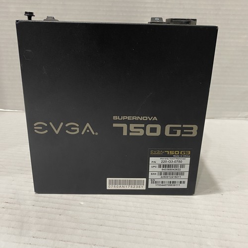 Alimentation EVGA Supernova G3 750W entièrement modulaire 80+ or **sans cordons**