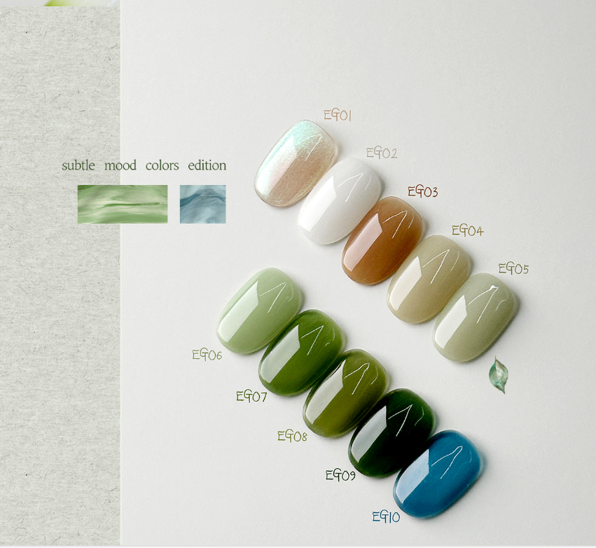 Kit De Vernis Gel Mithmillo IM Mood - 6 Couleurs (10g Chaque) - Effet Naturel - K-Beauty - Neuf