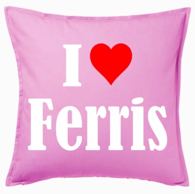 I Love Ferris Kissenbezug Pink Ich Liebe Ferris 111767