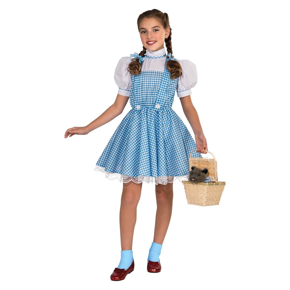 The Wizard of Oz Girls' Dorothy Costume Size Medium (8-10) Ages 5
