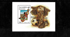 VINTAGE CLASSICS - Gambia 1986 - World Football Champion Souvenir Scott #619 MNH