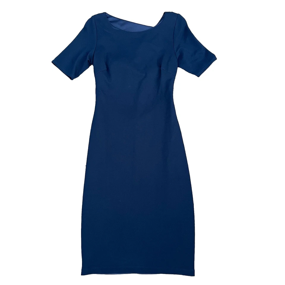 Bailey 44 'Claudia Dress' blue lined stretch cut out sz M $180 Bodycon Mob Wife - Image 3 of 4