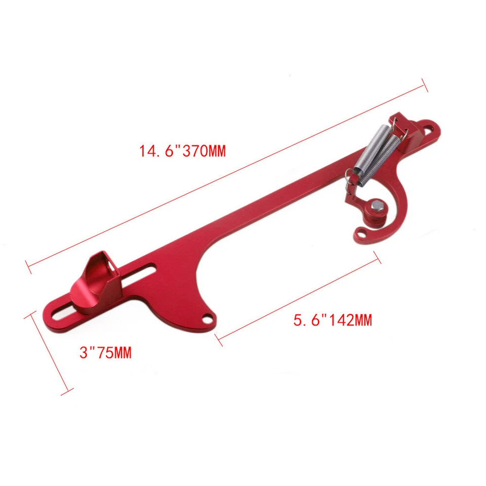 Aluminum Throttle Cable Carb Bracket For Holley 4150 4160 Carb 350 400 SBC — 第 3/4 张图片