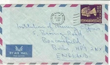 Hong Kong 1978 Airmail Hong Kong A.M.C. Cancel Stamp Cover to England Ref 34776